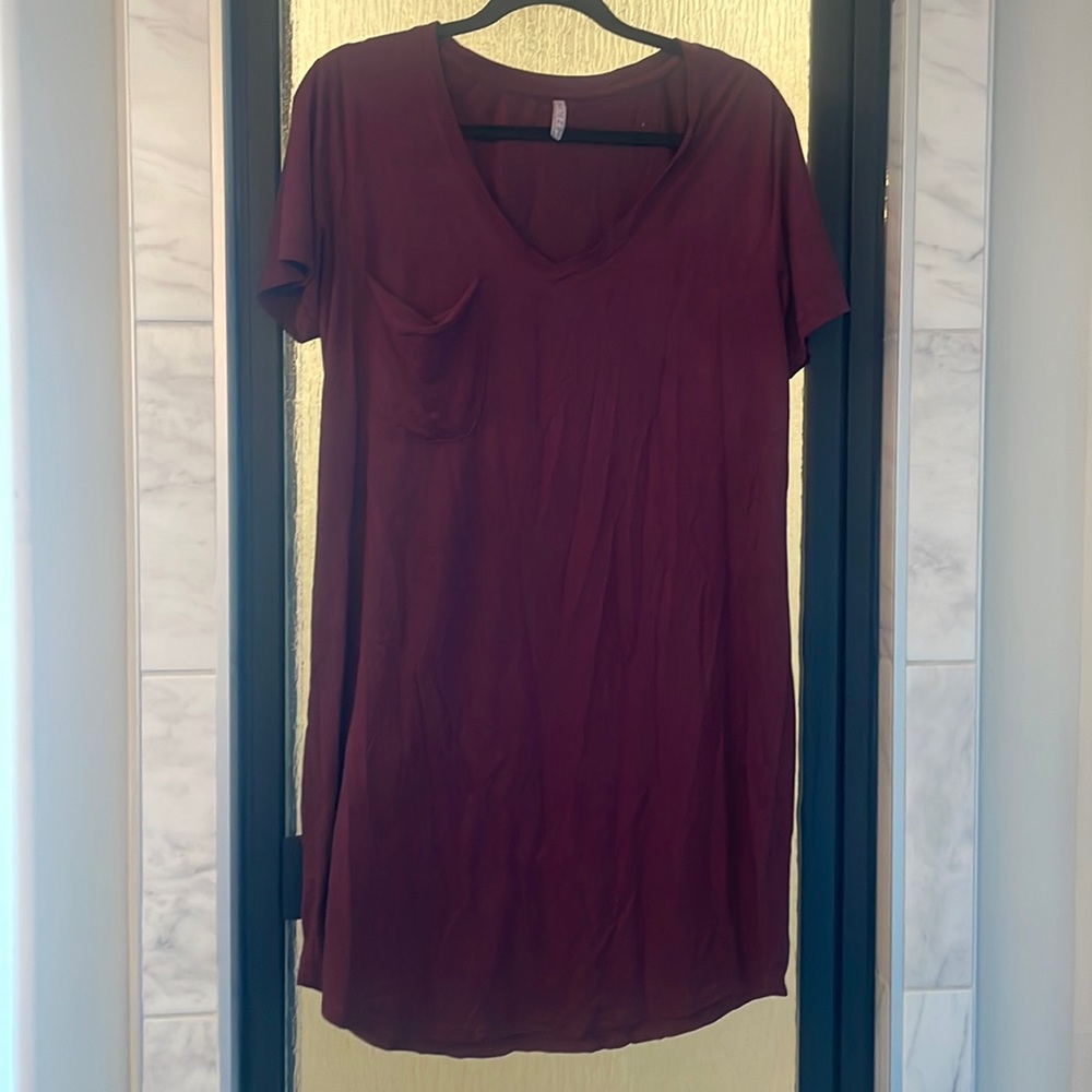 Maroon Dress